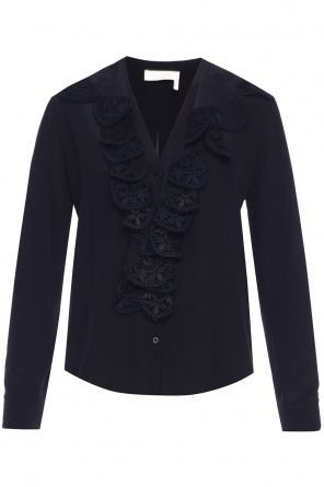 Silk top with jabot, zdjęcie 1 Silk top with jabot od Chloe
